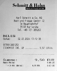 Kiosk-Kaufbeleg